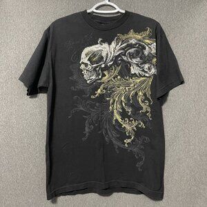 Miami Ink Mens Size Medium Graphic Skull T-Shirt